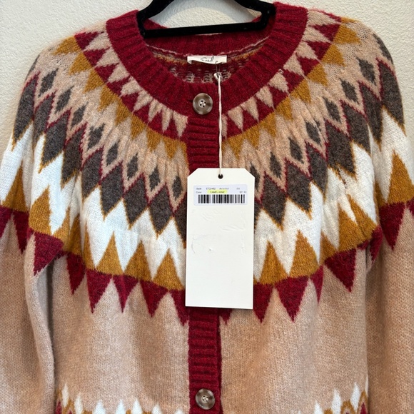 New Easel Clothing Sweater Cardigan Size Small Button Up Cozy Pullover Boho Knit - Picture 9 of 9